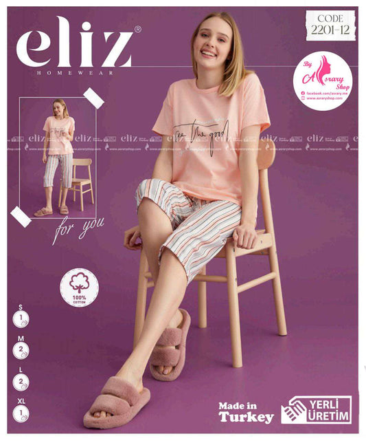 Eliz Bermuda Pajama 2201-12
