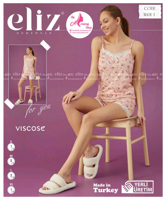 Eliz Straps Short Pajama 3601-1