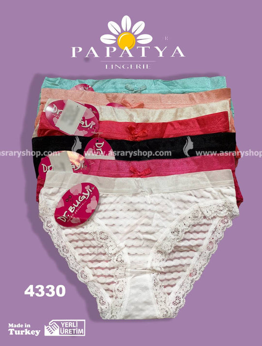 Papatya Transparent Lace Panty 4330 M-L