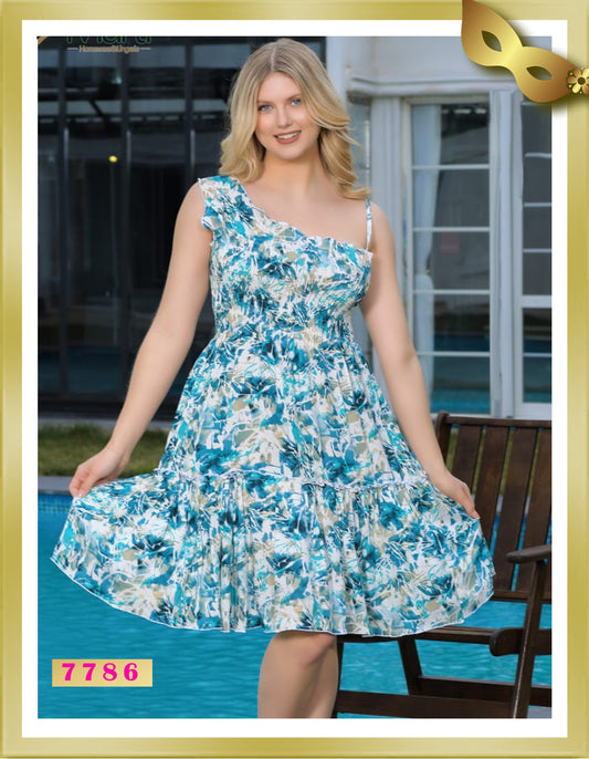 Marti Floral Day Gown 7786