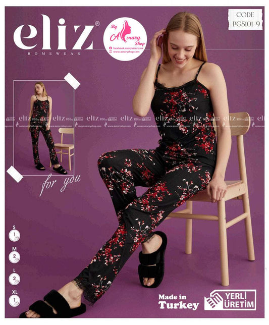 Eliz Long Straps Pajama PGS101-9
